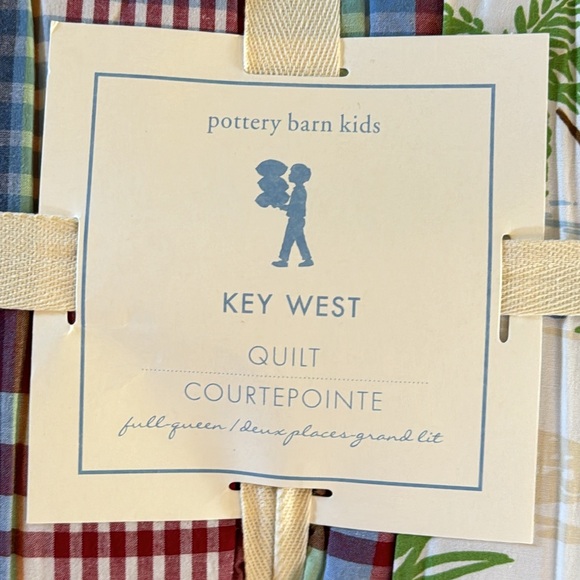 Pottery Barn Kids Key West Quilt - NEW - Picture 3 of 7
